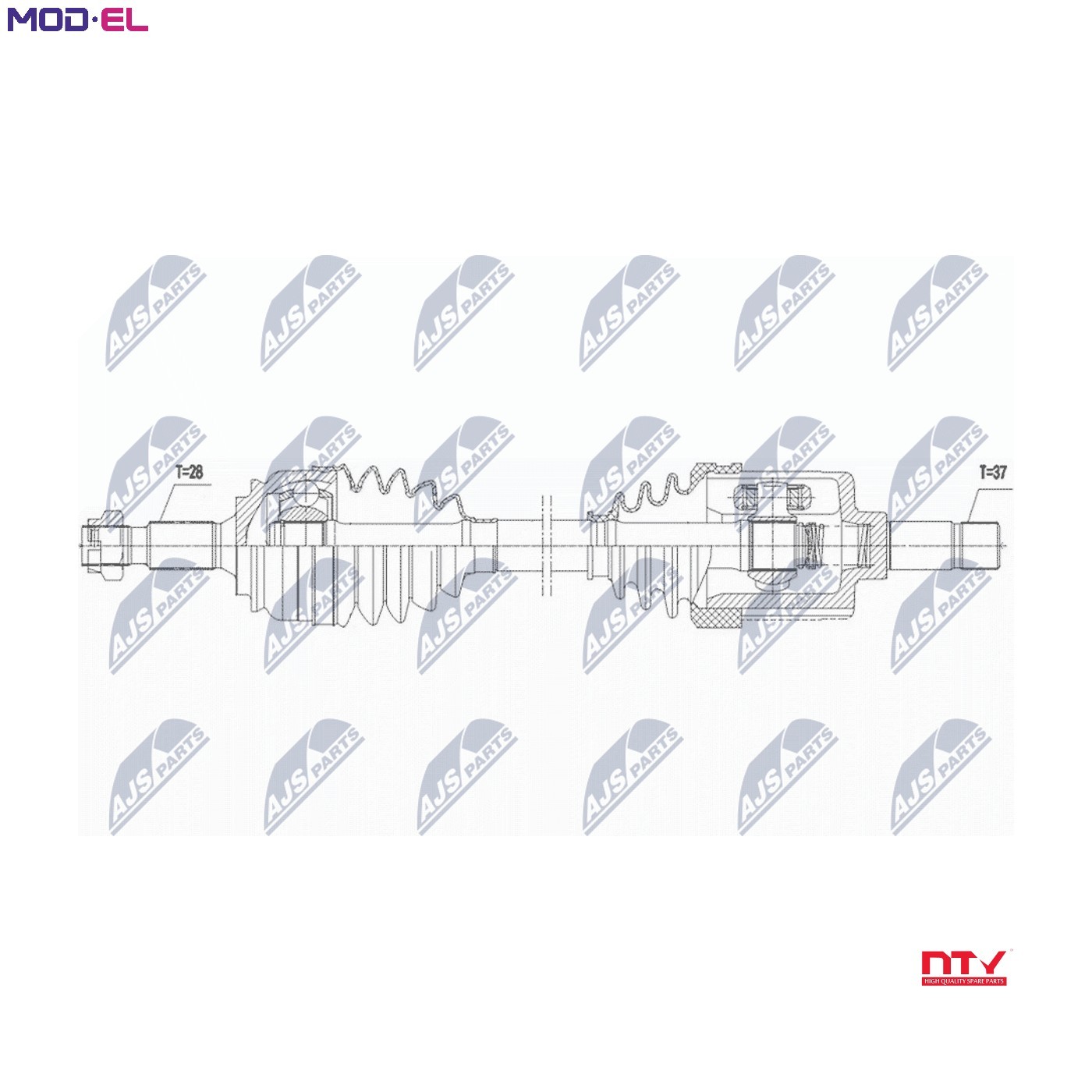 N.T.Y. NPW-CT-131.NTY Drive Shaft for CITROËN,PEUGEOT - Image 4