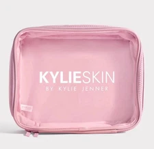New! Kylie Skin Pink Travel Zip Pouch Bag