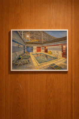 Counter Strike Pool Day Oil Painting | CS2 Gaming Poster | CSGO Fan Art