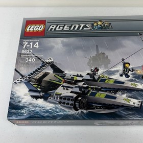 Lego Agents Mission 4 Set 8633 Speedboat Rescue Discontinued 2008 NEW SEALED