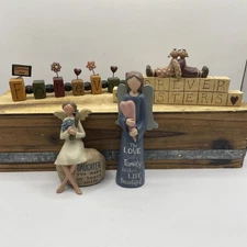 Blossom Bucket Suzi Skoglund & B Lloyd Lot of 4 2010-2017 Family Figurines