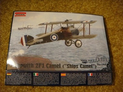 Roden 044 Sopwith 2F1 Camel 1/72 Scale Airplane Model Kit