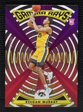 2022-23 Panini Chronicles Draft Picks Gamma Rays Purple 36/49 Keegan Murray fc1