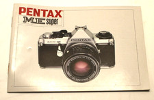 Original 1980 Pentax ME Super Camera Instructions/Manual: English version