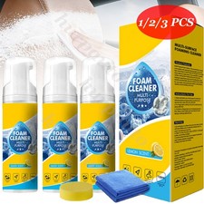 1/2/3PCS 150ML Foam Wipe Sponge Car Interior Foam Cleaner Cleaning Polishing Kit