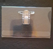 Durable Namensschild Badgehalter aus Kunststoff mit Clip,  54x90 mm, ca.70 Stück