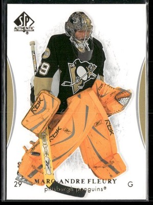 2007-08 SP Authentic Marc-Andre Fleury #36 Pittsburgh Penguins