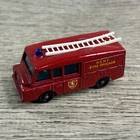 1966 Matchbox Lesney Land Rover Fire Truck No.57 Red England
