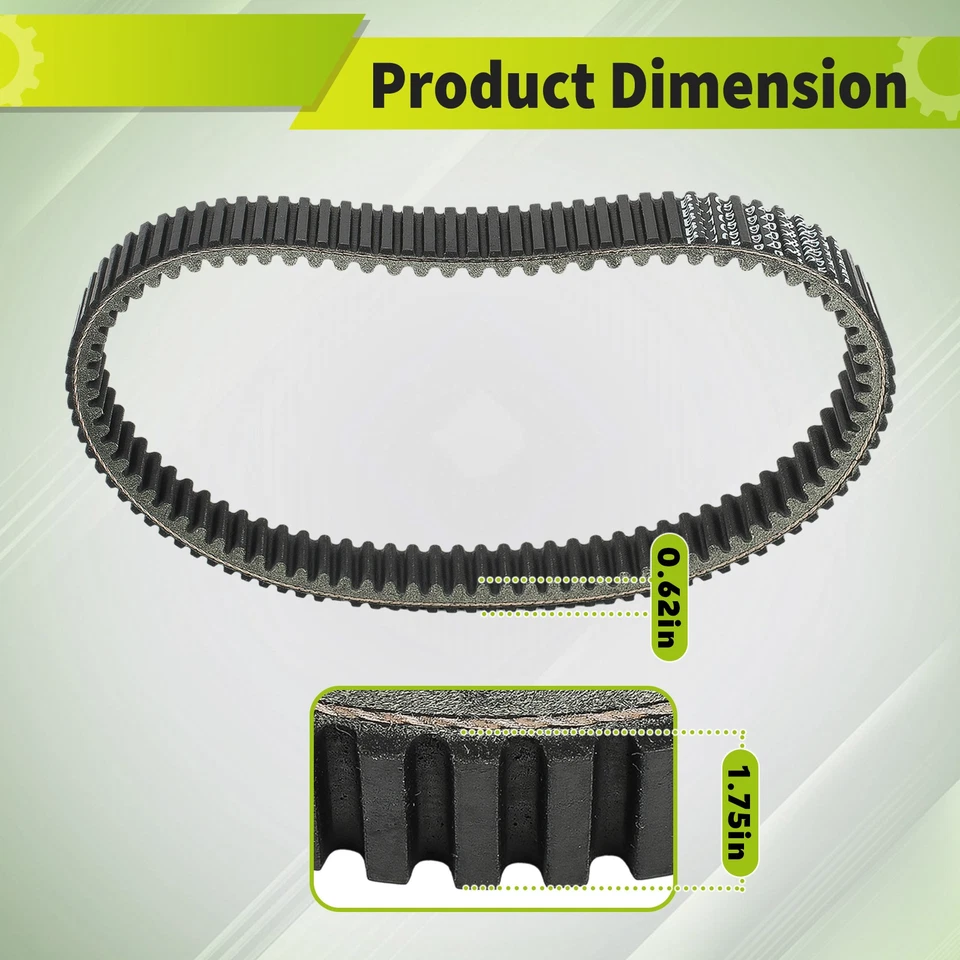 UTV Clutch Drive Belt 25300-F39-0000 For Hisun Motors Corp USA Vector 700 500 - Image 2 of 4