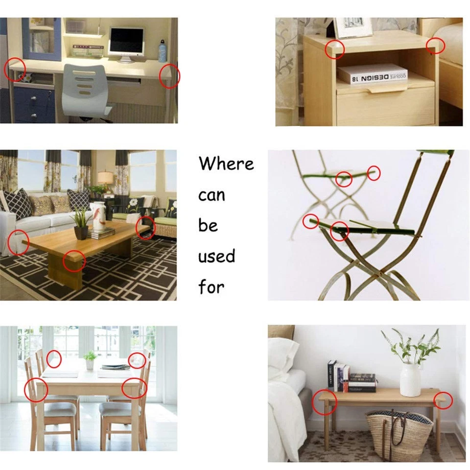 Protector de esquina suave DYKESON, cojín de seguridad para bebés, parachoques de esquina para muebles Foto 4 de 4