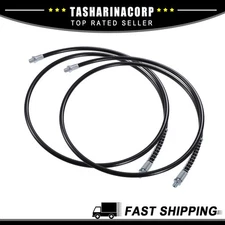 2pcs 59 Inch Universal 1/8" NPT Grease Gun Flex Hose Extension Non-Slip