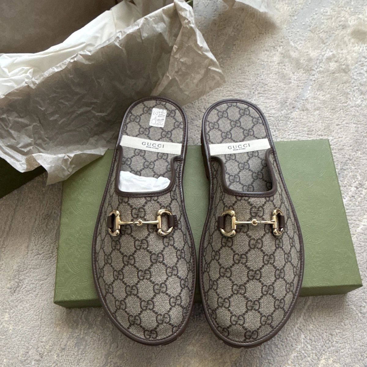 Gucci Leather Upper Brown Casual Shoes for Men for sale | eBay