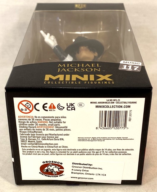 MINIX Collectible Figurines Music 117 Michael Jackson Billie Jean