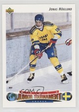 1992-93 Upper Deck World Junior Tournament Jonas Hoglund #222 18tz