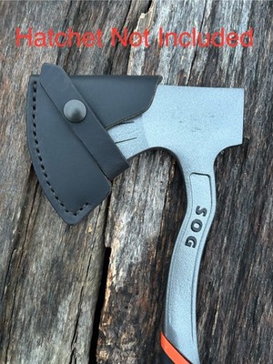 SOG Base Camp Axe F16N-CP Hatchet Buffalo Leather Sheath Handmade In USA