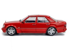 1/43 1994 Mercedes-Benz (W124) E60 AMG Signal Red – Solido Diecast Model Car