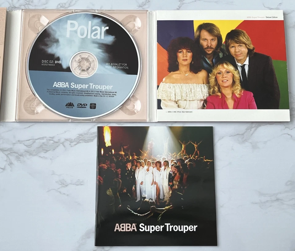 ABBA Super Trouper CD/DVD Digipak DELUXE ED. EU IMPORT! 2011 BONUS TRACKS! RARE! - Image 4 of 4
