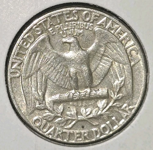 1964 VF Washington Silver Quarter Dollar,  25C Combined Shipping Mint Mark Error