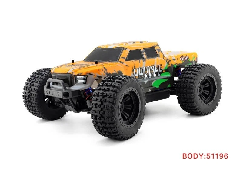 Hsp OCTANE PRO Brushless Monster Truck Orange 1/10 Rc (no Battery and Charge) - Immagine 2 di 4