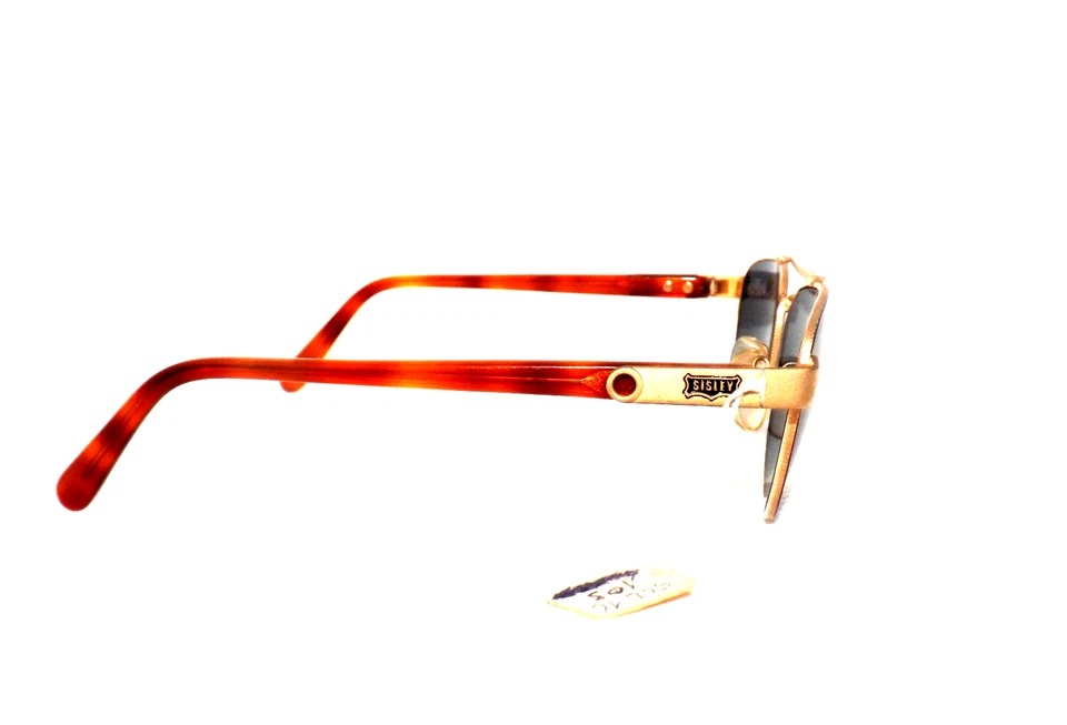 Occhiali da sole uomo vintage anni 90 donna italia metallo lente scura SISLEY Foto 4 de 4