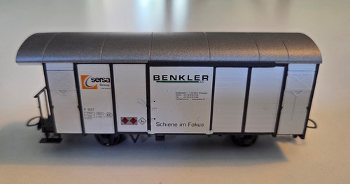 Bemo 2283197 Modelleisenbahn H0m RhB P 10117 sersa Group Jahreswagen 2014 | Zustand: Neu