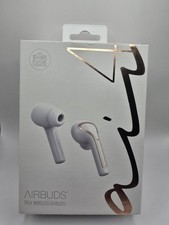 AirBuds Air 4 True Wireless Earbuds White/Bronze Charging Case 10hr-Read Descrip