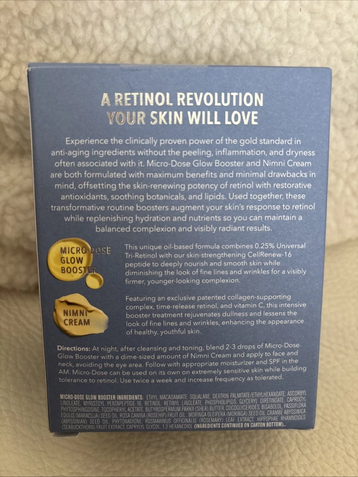 Hydropeptide Retinol Radiance Kit Micro-Dose Glow Booster Nimmi Cream Travel Siz - Image 2 of 2