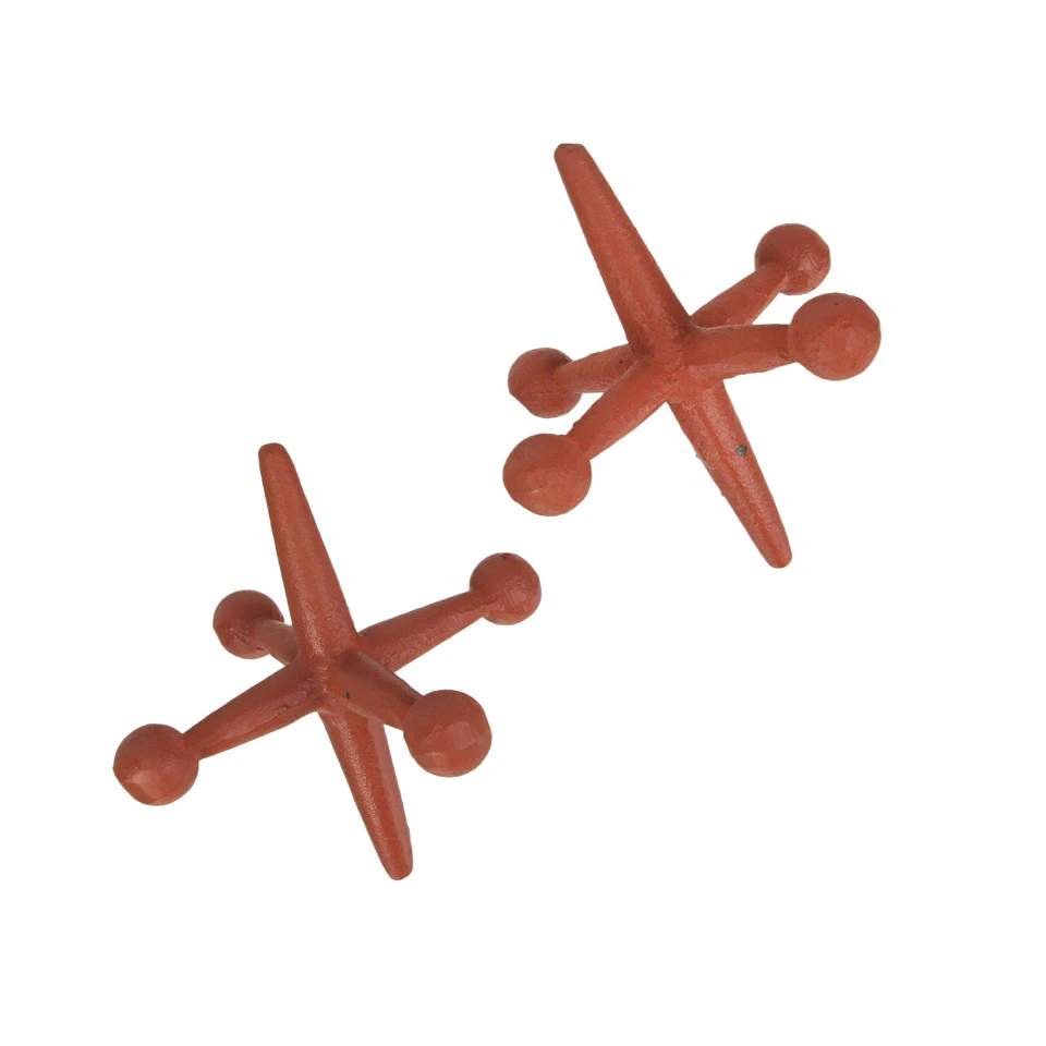 Sujetalibros Gato Gigante de Hierro Fundido Pintado Esmalte Naranja Decoración Escultura Decorativa Foto 3 de 4