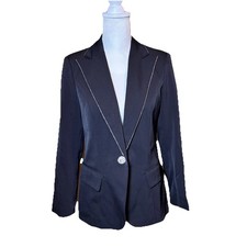 Lisueyne Collection Black Blazer Rhinestone T...