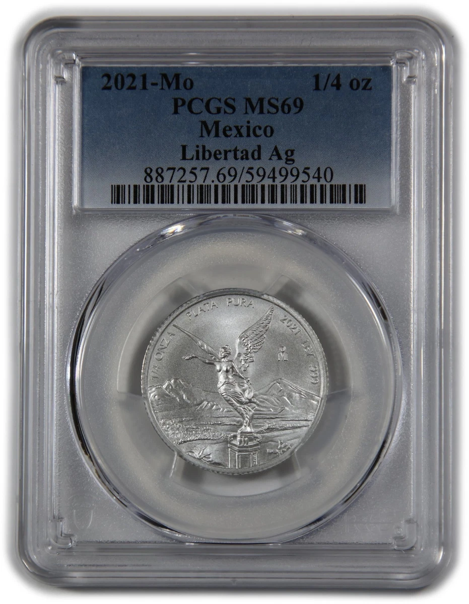 Mexican Libertad PCGS Grade MS 69 Silver Bullion Coins | Updated