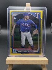 Curley Martha 2024 Bowman Chrome 1st True Yellow Refractor /75 #BCP-168