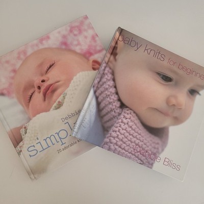 Debbie Bliss Knitting Books   Simply Baby & Baby Knits for Beginners, Lot of 2
