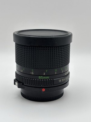 Vintage Canon New FD (nFD) 85mm 1:1.8 Manual Focus Portrait Prime Lens