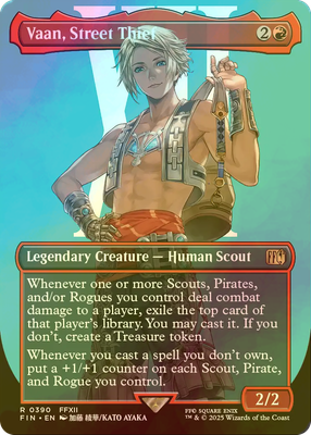 vaan mtg card Vaan, Street Thief-Final Fantasy-Foil-168-NM Captain Lannery Storm gets +1/+0 until end of turn. Street Thief Vaan, Street Thief