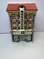Coca-Cola Town Square Collection 1999 7.25" Eckerds Drug Store Christmas Village