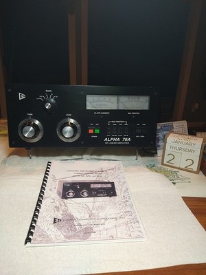 ALPHA -76PA HAVE COLLECTORS QUALITY SHOW ROOM CONDITION AMPLIFIER ETO. ALPHA 