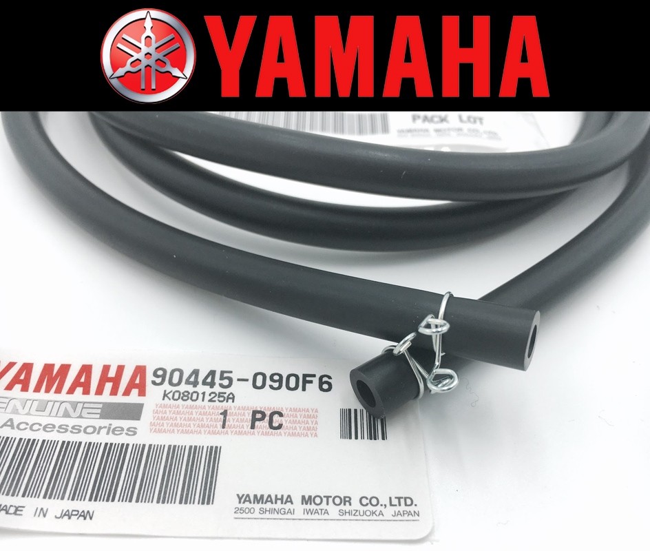 New Genuine Yamaha Fuel & Oil Hose # 90445-090F6 (CLIPS INCLUDED)