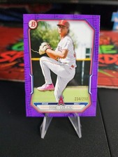 2026 Bowman Baseball Prospects Tyler Bremner Purple /250—Angels