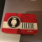 Vintage Ultje D'or Holland Owl Hinged Tin