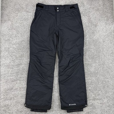 【高機能】US Columbia OMNI-TECH スノーパンツ S 黒 Columbia Omni Tech Snow Pants Men's M Black Ski Snowboard Slopes
