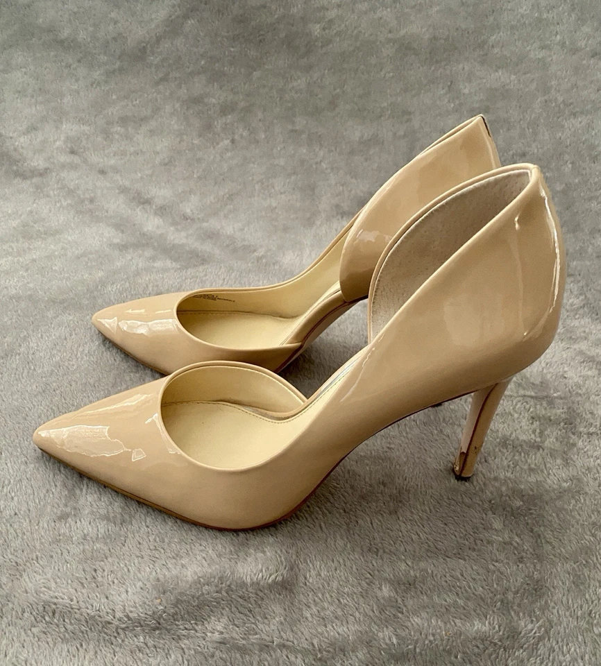 Bomba de tacón alto Jessica Simpson Prizma D’Orsay Sand Dune (desnuda) talla 9,5 Foto 3 de 4