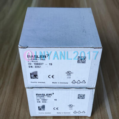 One New Basler acA3800-14uc industrial camera