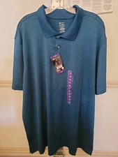 Member's Mark Men's Luxe Active Textured Jacquard Polo