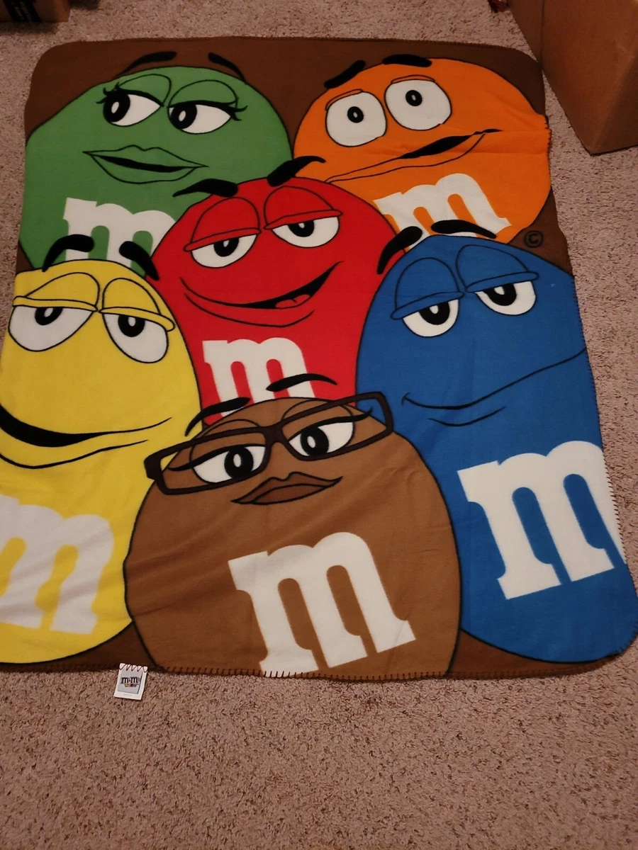 M M s Fleece Reversible Throw Blanket 48