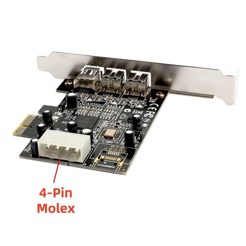 3-Port PCIe to 1394 A+B Controller Card For FireWire Devices 100/200/400/800Mbps - Afbeelding 12 van 13
