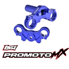 GPM MX028 ALU 7075 TRIPLE CLAMP SET LOS264004 FOR LOSI 1/4 PROMOTO MX MOTORCYCLE