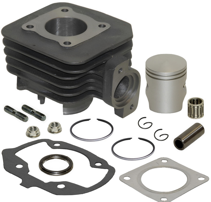 Kit cylindre 50cc fonte pour Ludix et Citystar améliorant la compression moteur