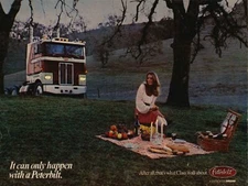 1976 Peterbilt Trucks New Metal Sign: "It Can Only Happen With A Peterbilt."