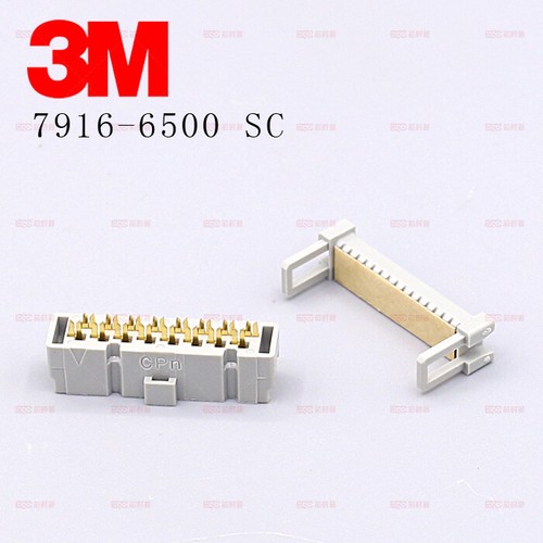 3M Connector 2.54 Pitch IDC Cable Head FC Plug 7916-6500 Gold-plated ...