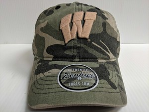 camo wisconsin badgers hat